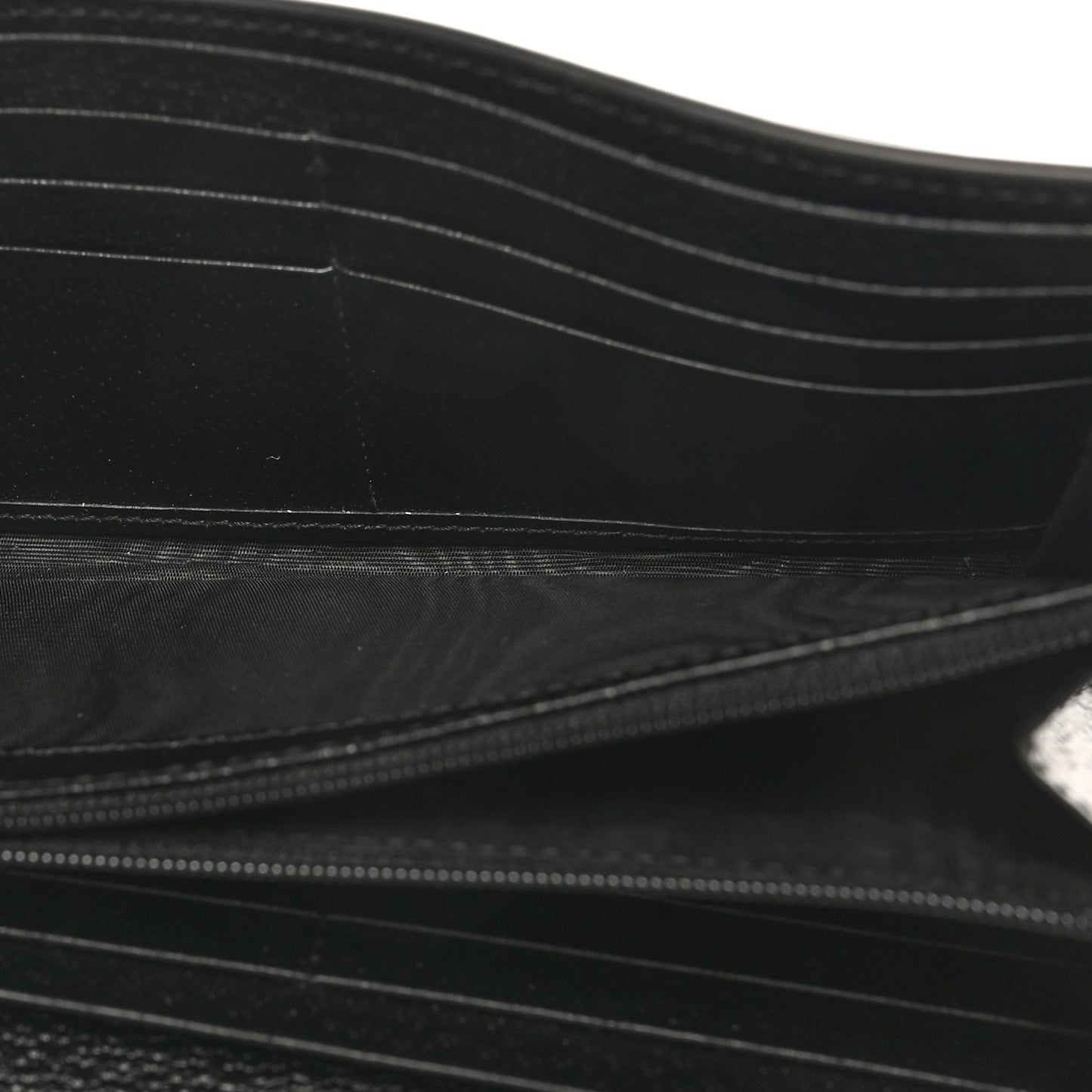 Calfskin Web Ophidia Continental Wallet Black