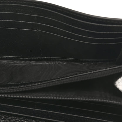 Gucci Calfskin Web Ophidia Continental Wallet Black 5 of 9