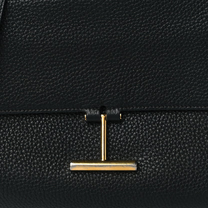 Tom Ford Grained Calfskin Mini T Clasp Tara Crossbody Bag Black 6 of 8