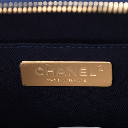 Chanel Caviar Quilted Waist Bag Navy Blue 6 of 10