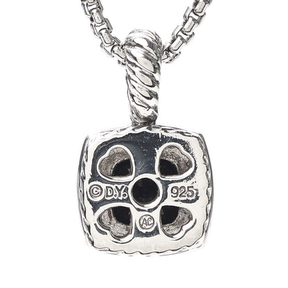 David Yurman Sterling Silver Diamond Black Onyx 7mm Petite Albion Necklace 5 of 5