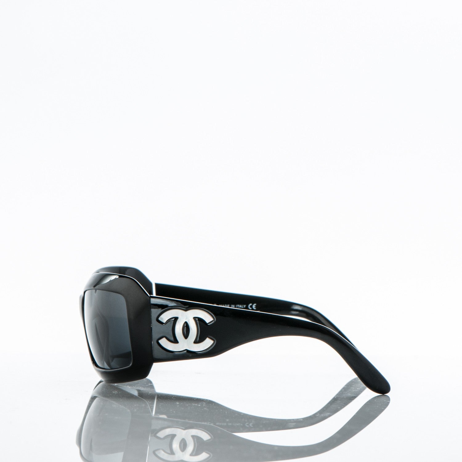 Chanel Mother of Pearl CC Sunglasses 5076-H Black 3 of 6