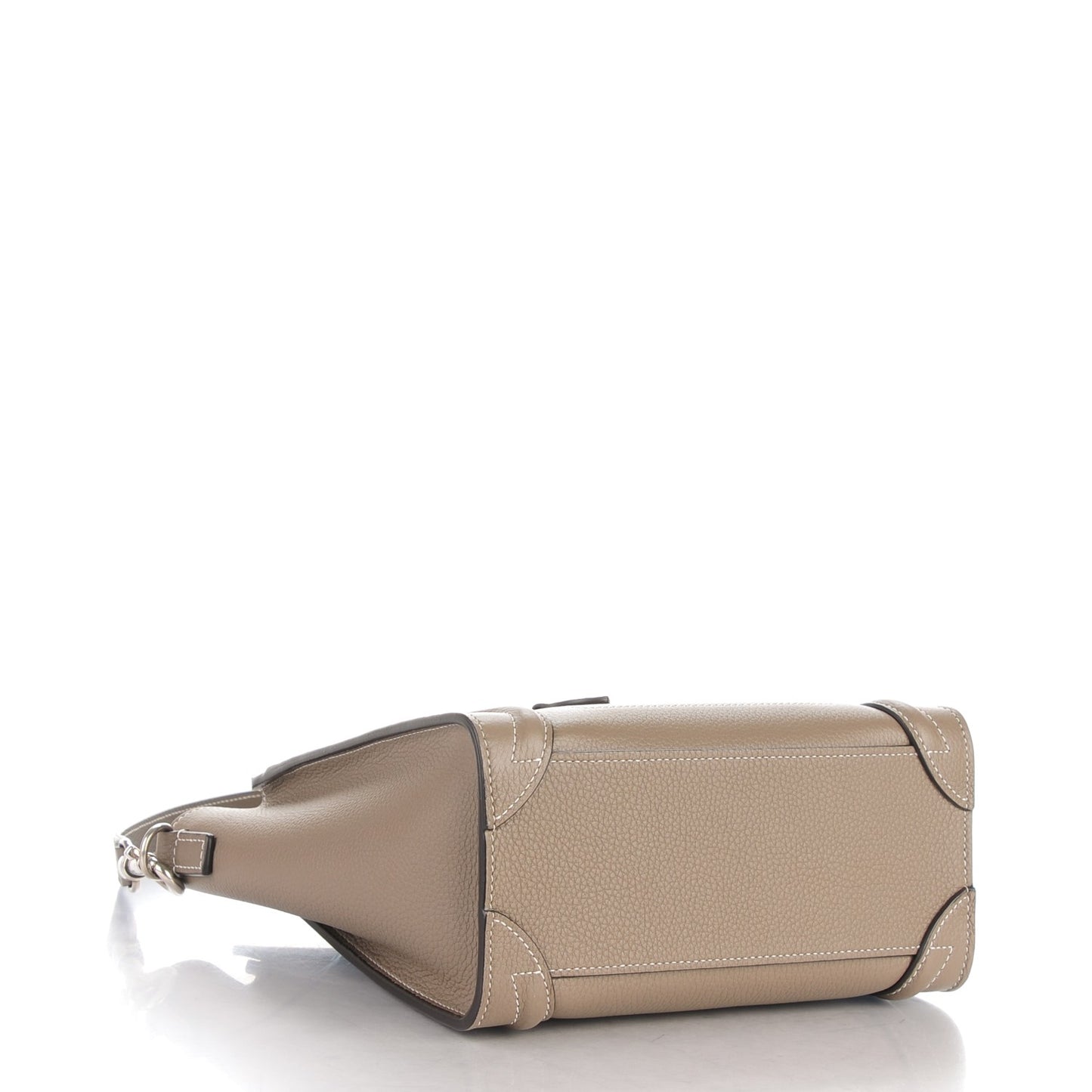 Drummed Calfskin Nano Luggage Souris