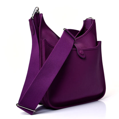 Hermes Taurillon Clemence Evelyne III PM Anemone 2 of 6