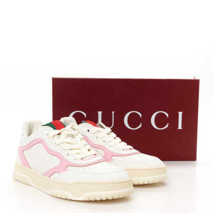 Gucci Calfskin Womens Re-Web Sneakers 39.5 White Pink 11 of 11