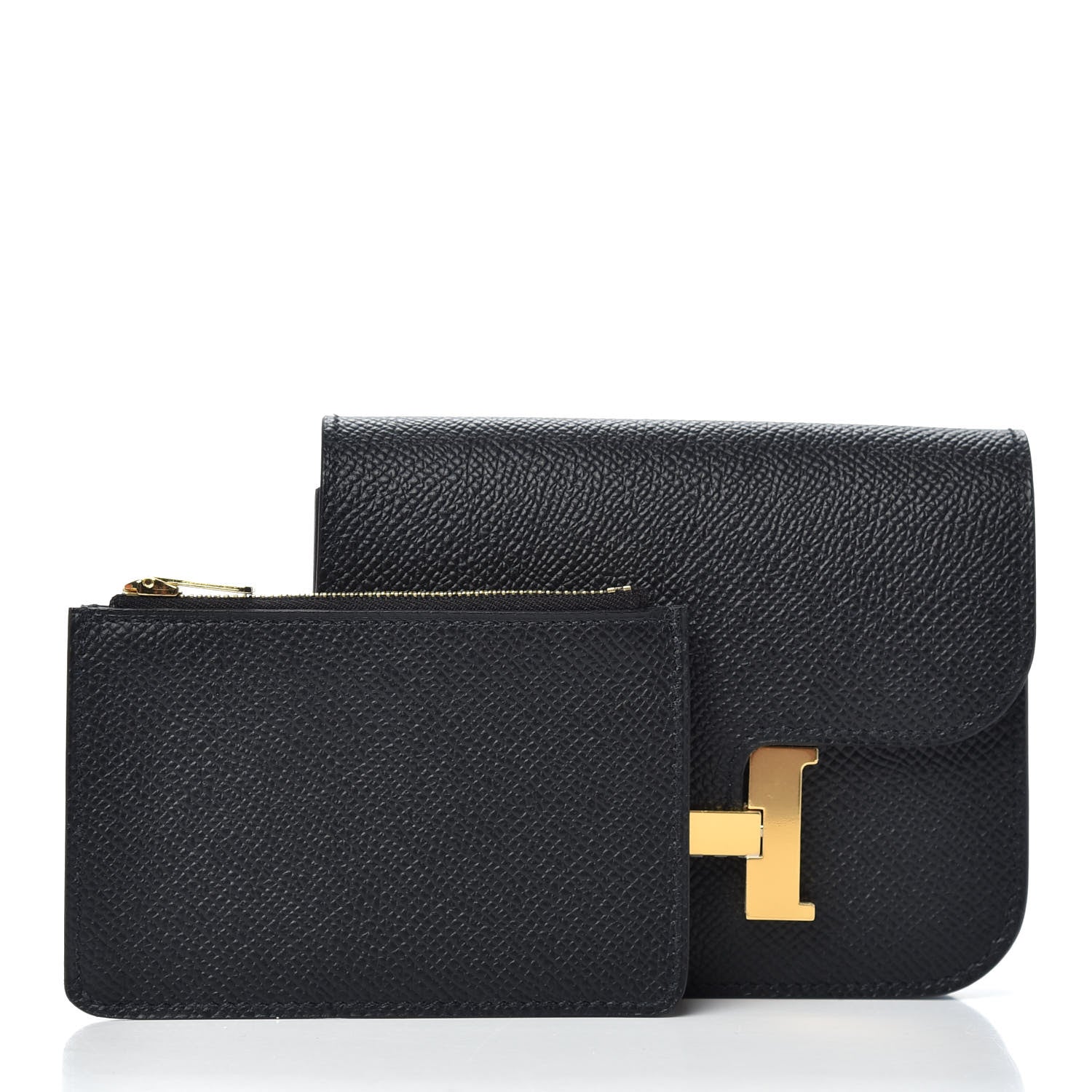 Hermes Epsom Constance Slim Wallet Black 3 of 8