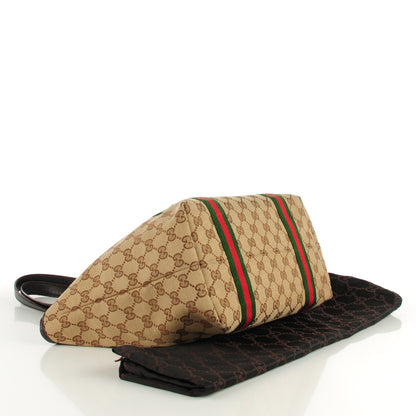 Gucci Monogram Medium Jolicoeur Tote Dark Brown 4 of 7