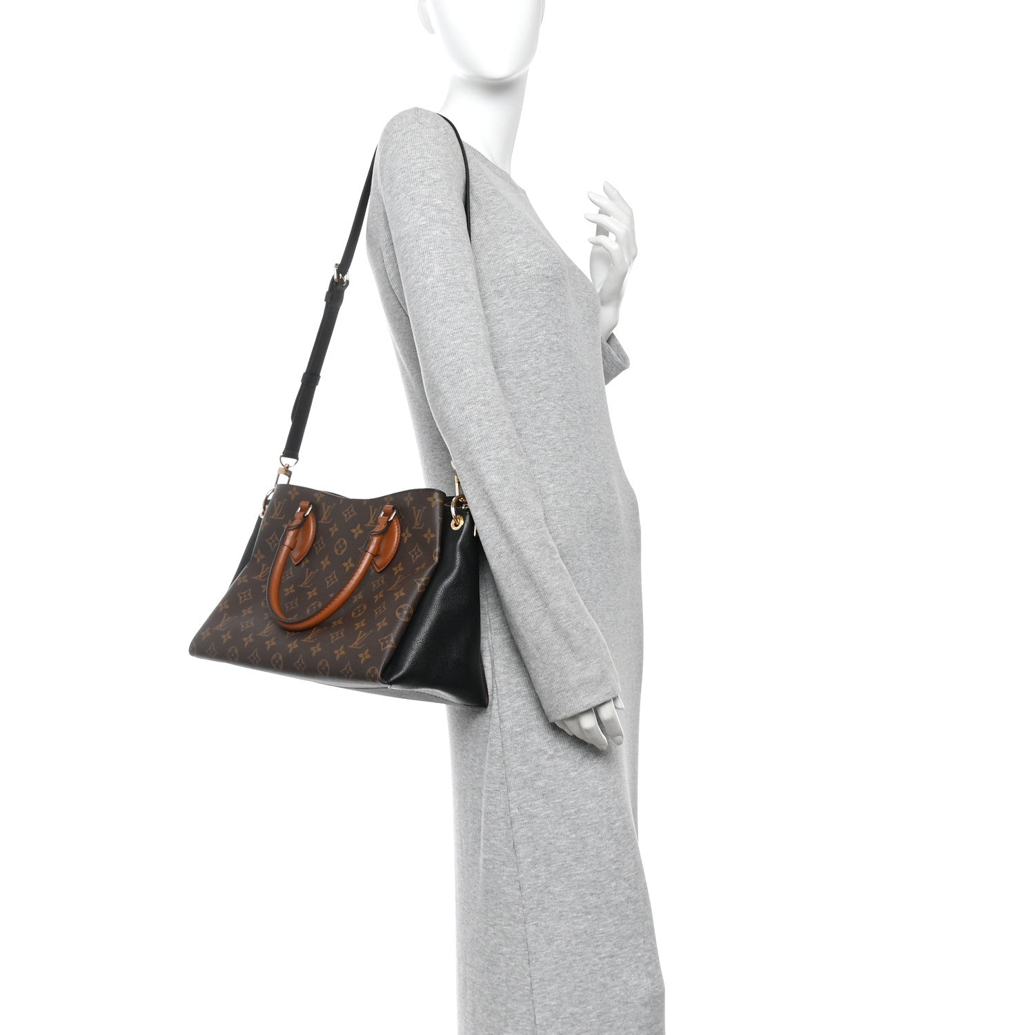 Louis Vuitton Monogram Vendome MM Black 2 of 9