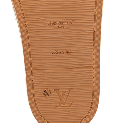 Louis Vuitton Monogram Denim LV Bliss Womens Comfort Mules 39 Turquoise 8 of 10