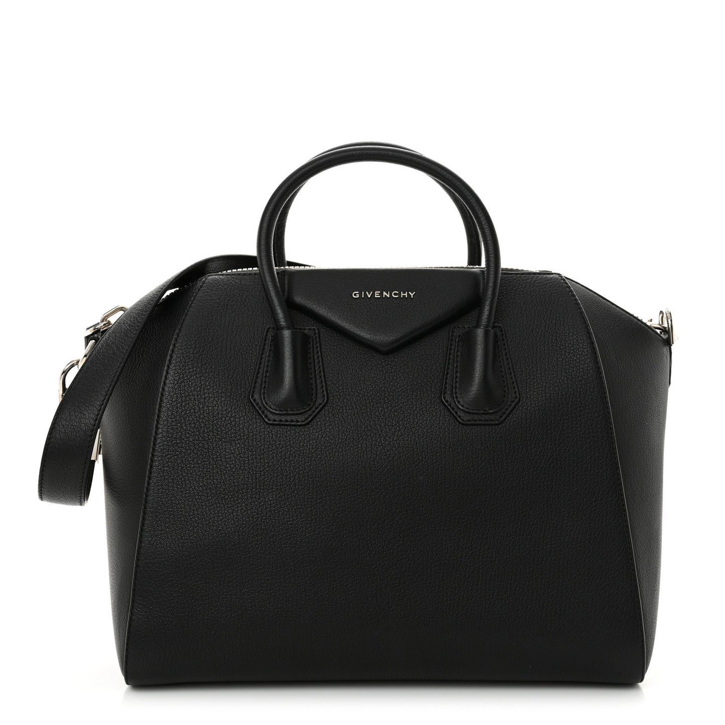 Sugar Goatskin Medium Antigona Black