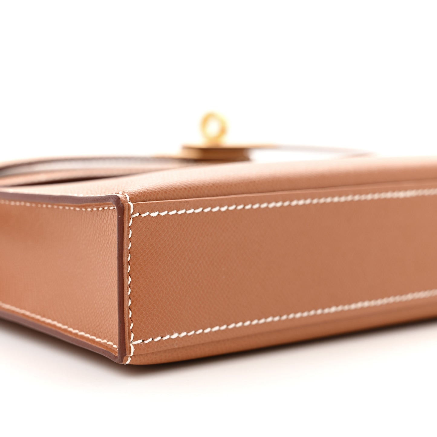 Madame Calfskin Kelly Elan Gold
