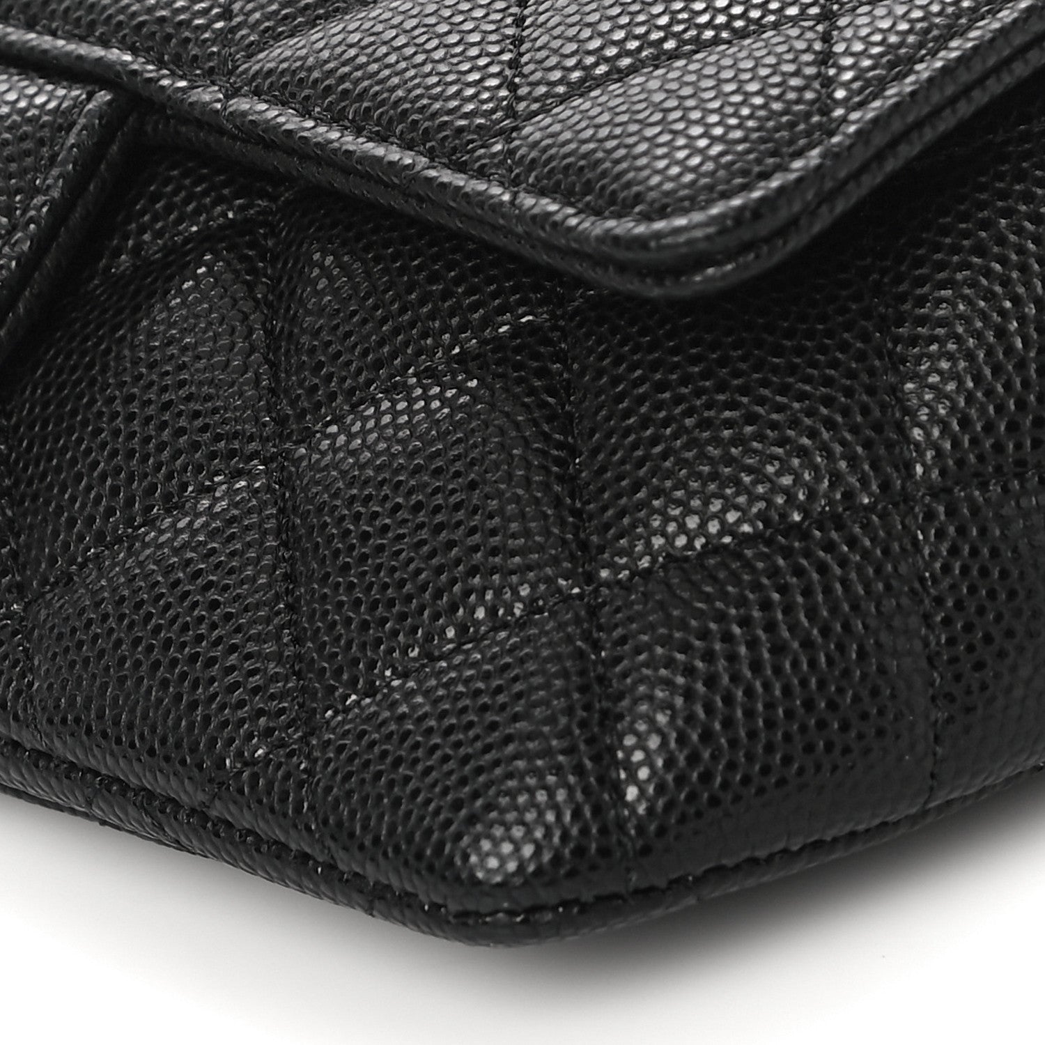 Chanel Caviar Quilted Glasses Case With Chain Black 11 of 12