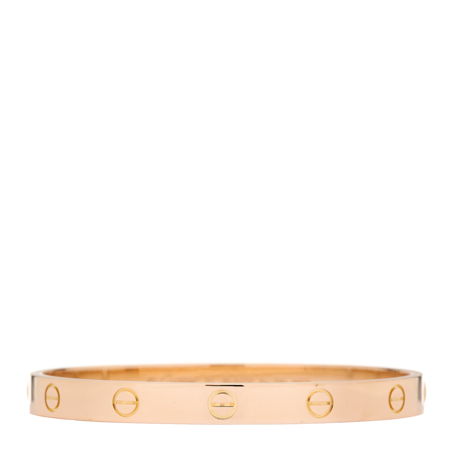 18K Pink Gold LOVE Bracelet 17