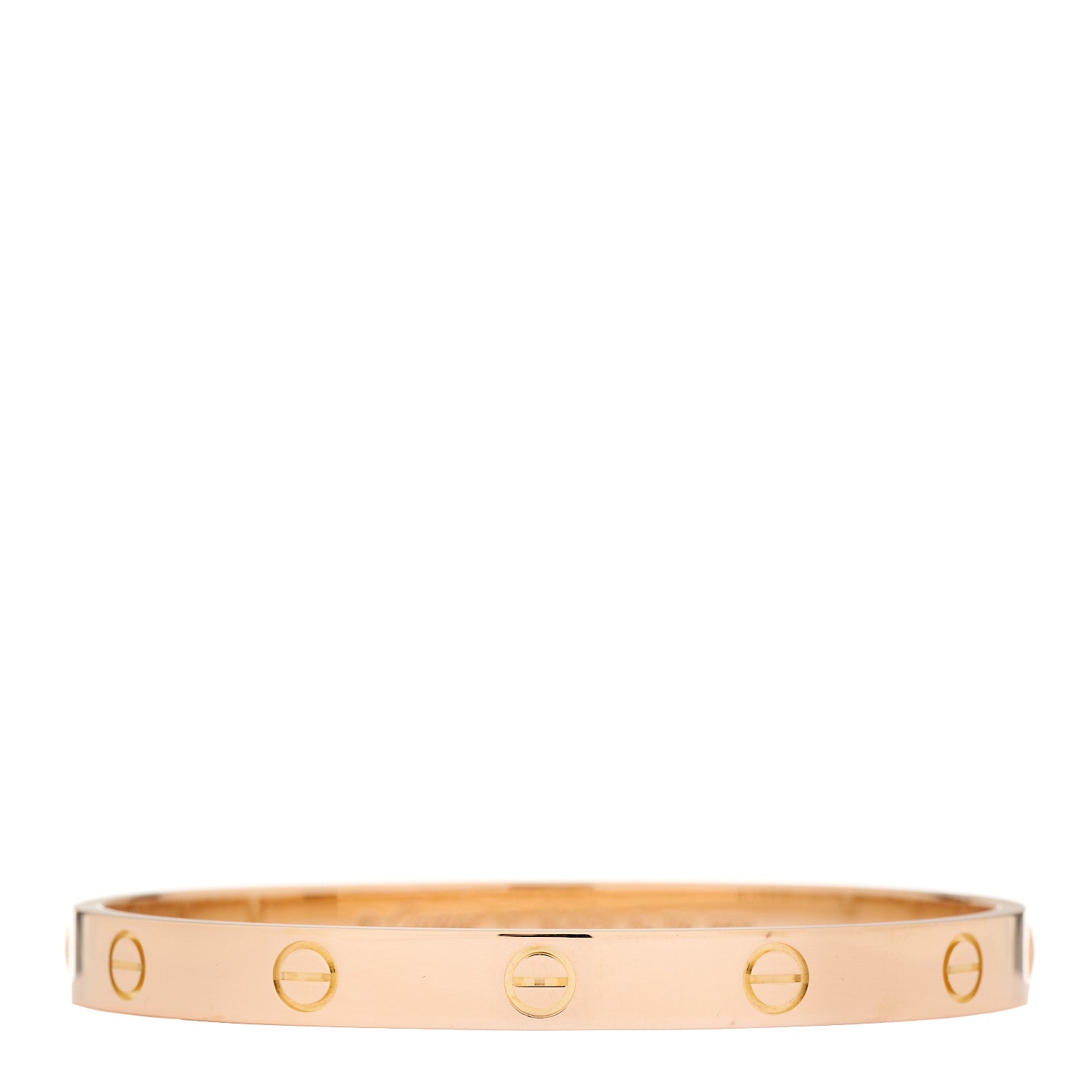 Cartier 18K Pink Gold LOVE Bracelet 17 1 of 10