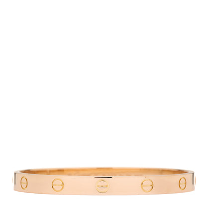 Cartier 18K Pink Gold LOVE Bracelet 17 1 of 10