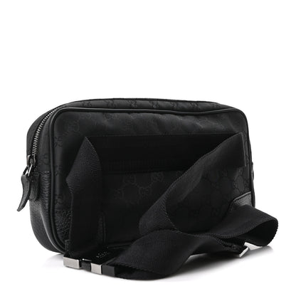 Gucci Nylon Monogram Belt Bag Black 2 of 9