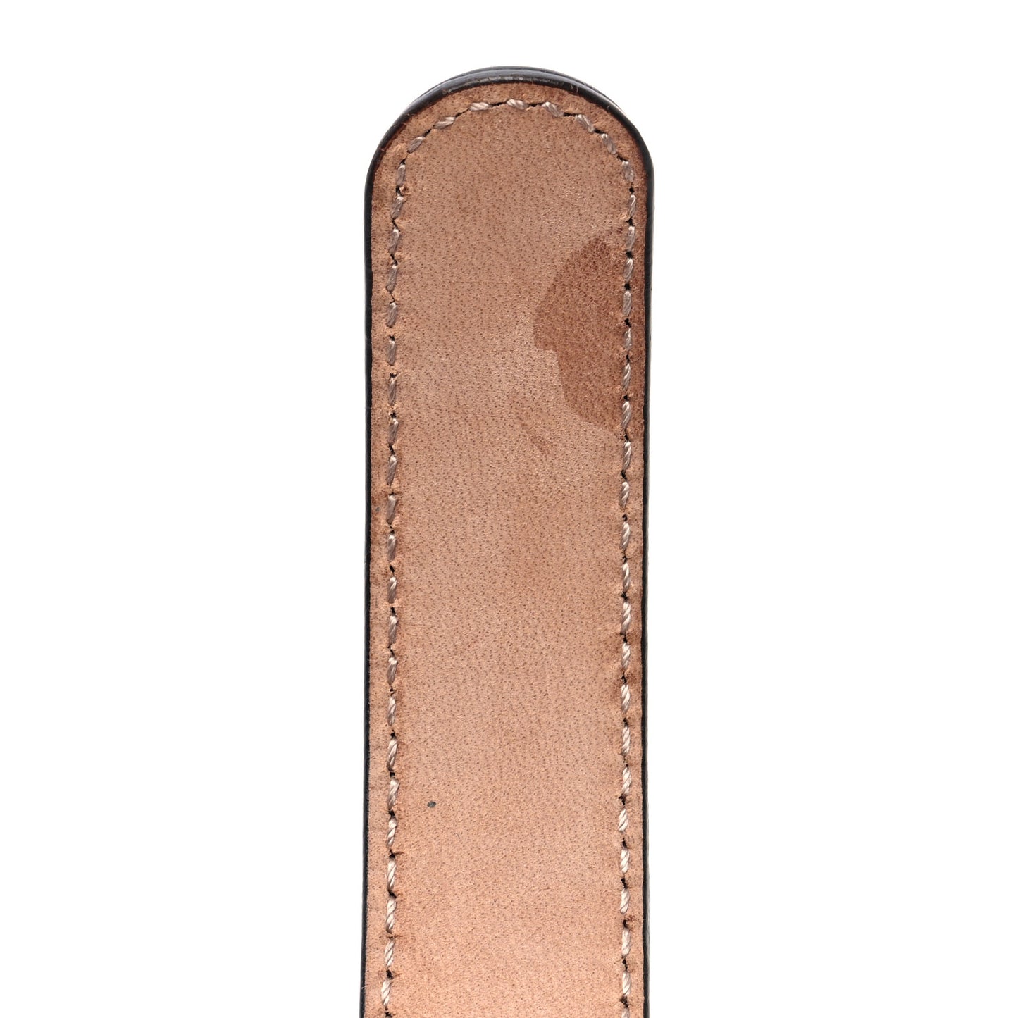 Calfskin Crystal Interlocking G Belt 80 32 Black