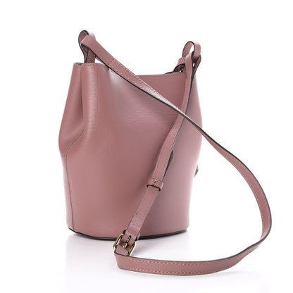 Burberry Calfskin Small Lorne Bucket Crossbody Light Elderberry 2 of 9