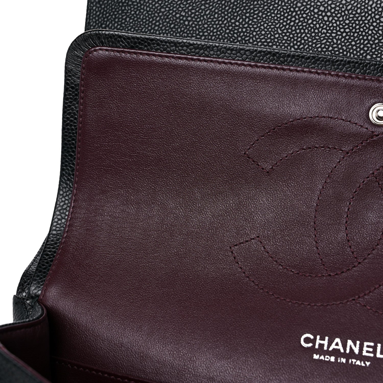 Chanel Caviar Quilted Jumbo Double Flap Black 10 of 11