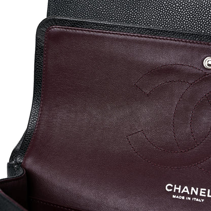 Chanel Caviar Quilted Jumbo Double Flap Black 10 of 11
