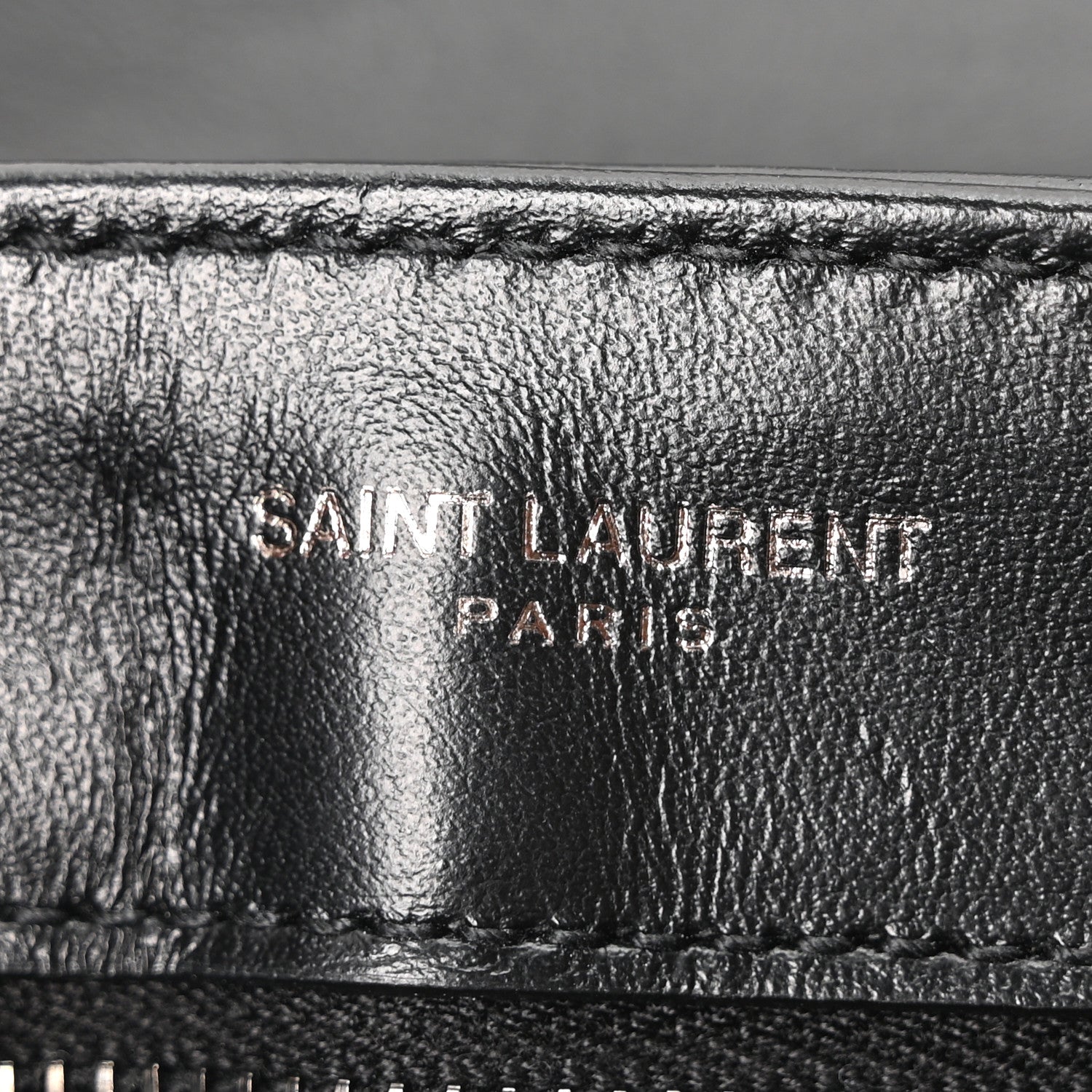 Saint Laurent Calfskin Y Quilted Monogram Monochrome Toy Loulou Crossbody Bag Black 6 of 11