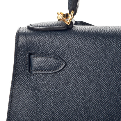 Hermes Epsom Kelly Sellier 28 Bleu Indigo 9 of 41