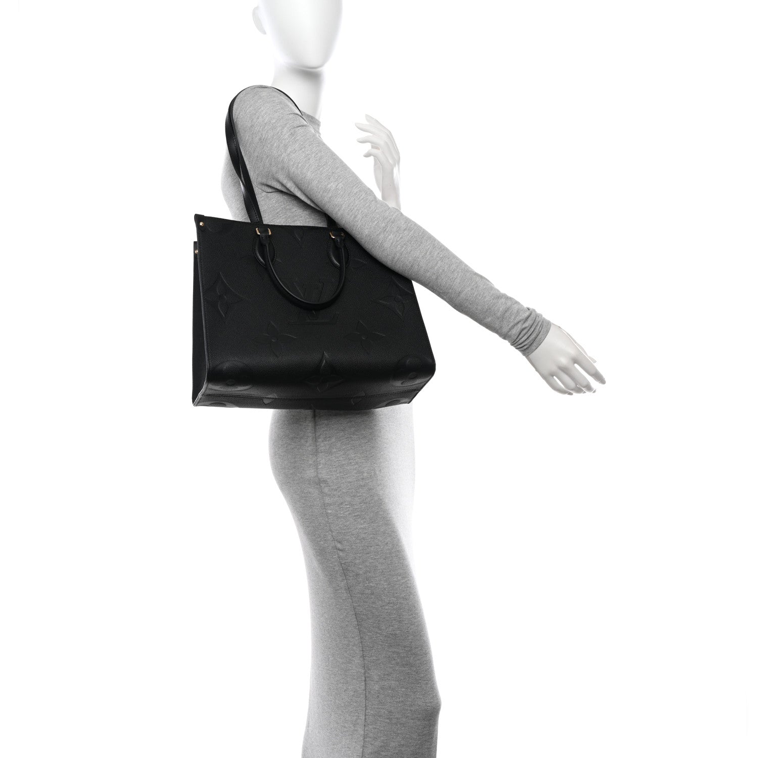Louis Vuitton Empreinte Monogram Giant Onthego MM Black 2 of 10