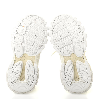 Balenciaga Rubber Mesh Fabric Monocolor Recycled Sole Womens Track Sneakers 39 White 5 of 9