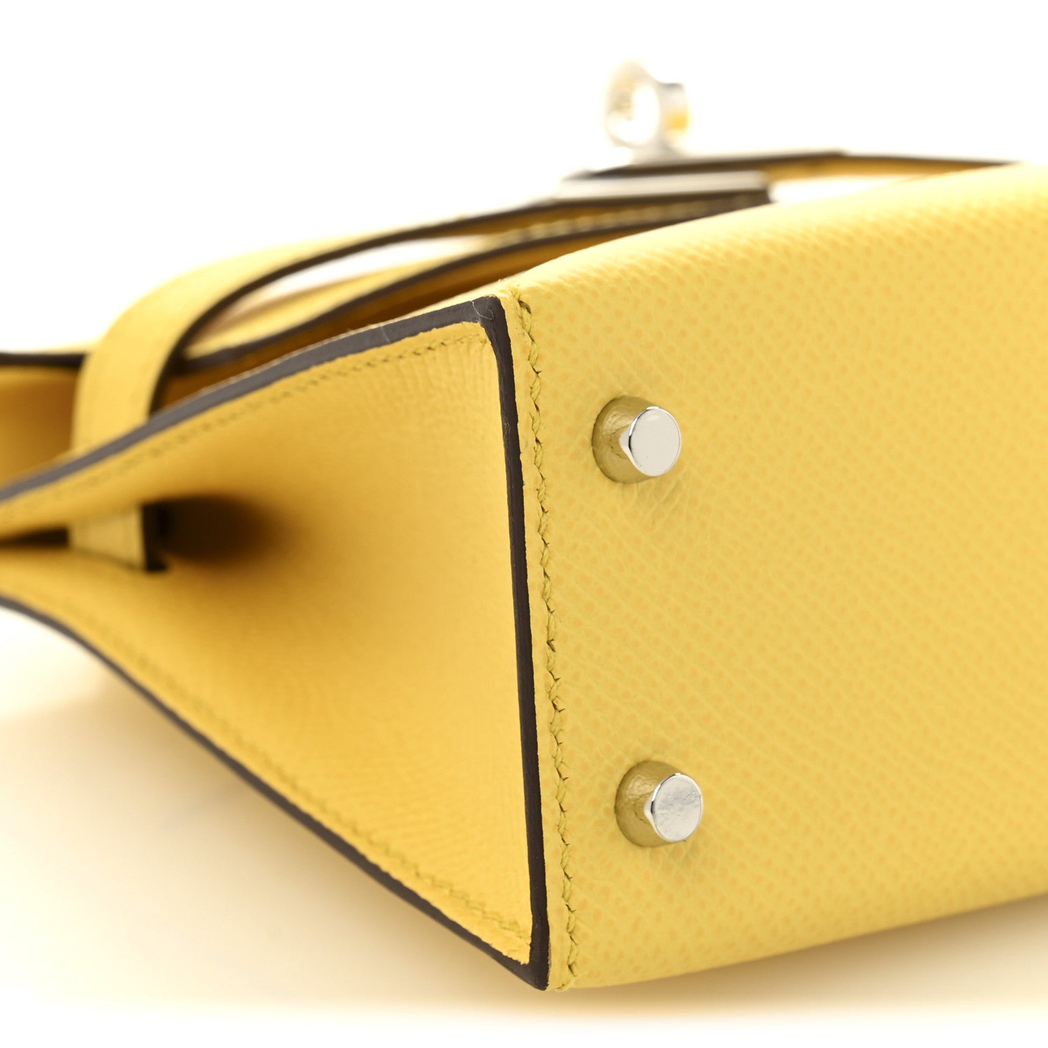 Hermes Epsom Mini Kelly Sellier 20 Jaune Mango 10 of 12