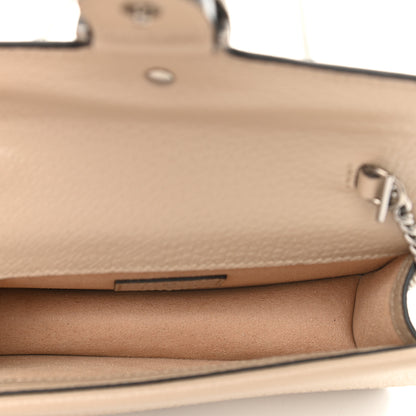 Gucci GG Supreme Monogram Textured Dollar Calfskin Super Mini Dionysus Shoulder Bag Beige Mystic White Oatmeal 7 of 12