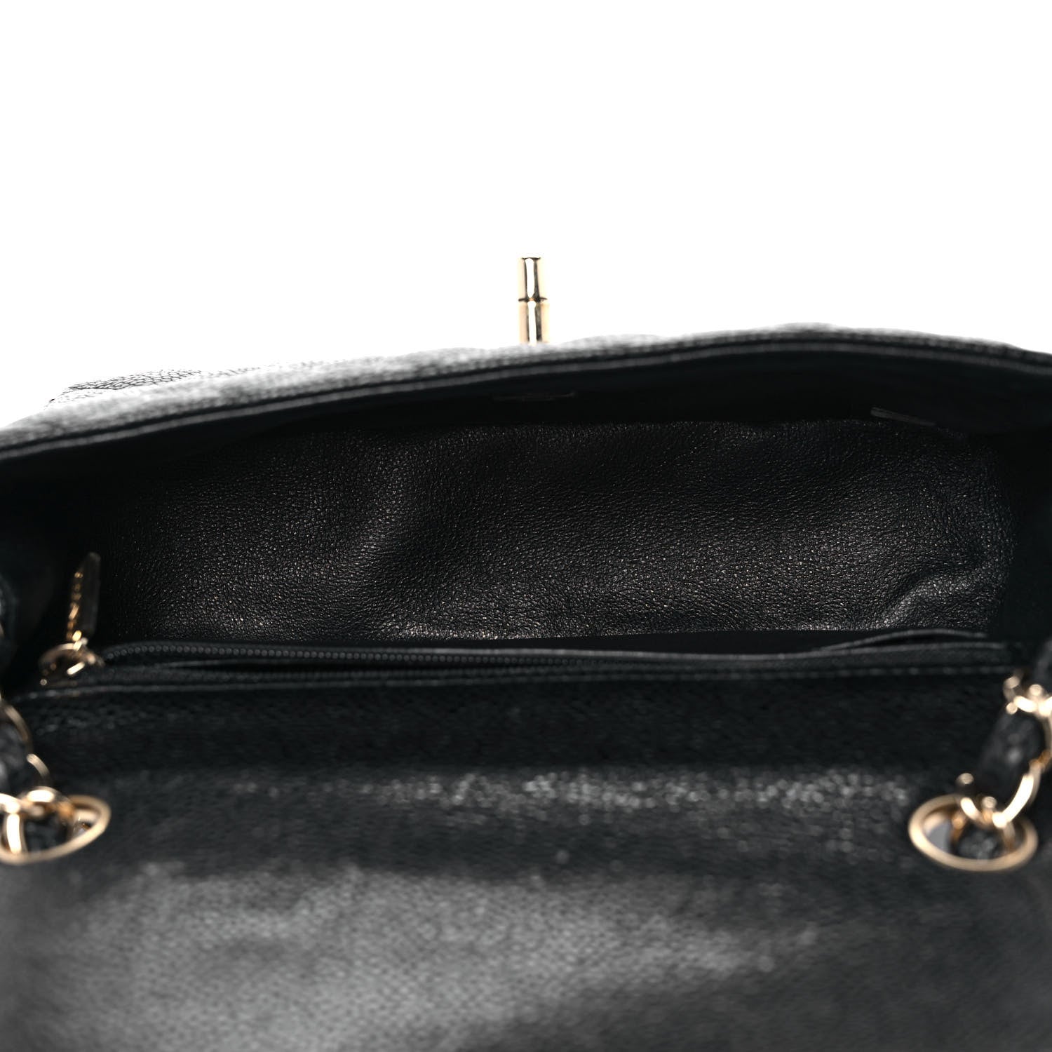 Chanel Caviar Quilted Mini Rectangular Flap Black 5 of 12