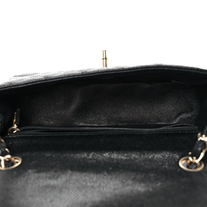 Chanel Caviar Quilted Mini Rectangular Flap Black 5 of 12