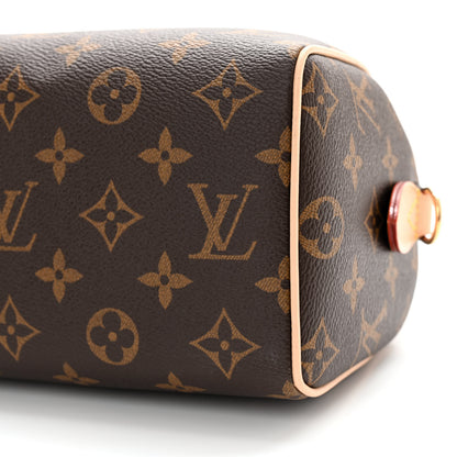 Louis Vuitton Monogram Speedy Bandouliere 20 Beige 9 of 9