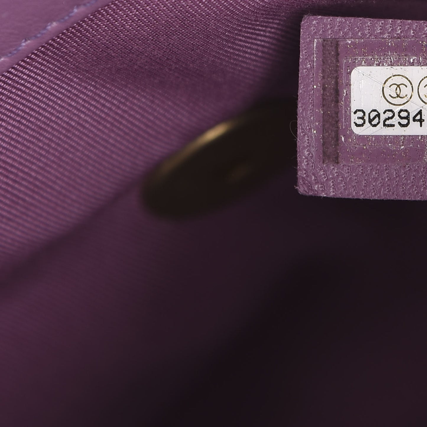 Goatskin Quilted Medium 19 Flap Violet Purple
