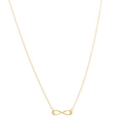 Tiffany 18K Yellow Gold Infinity Pendant Necklace 1 of 6