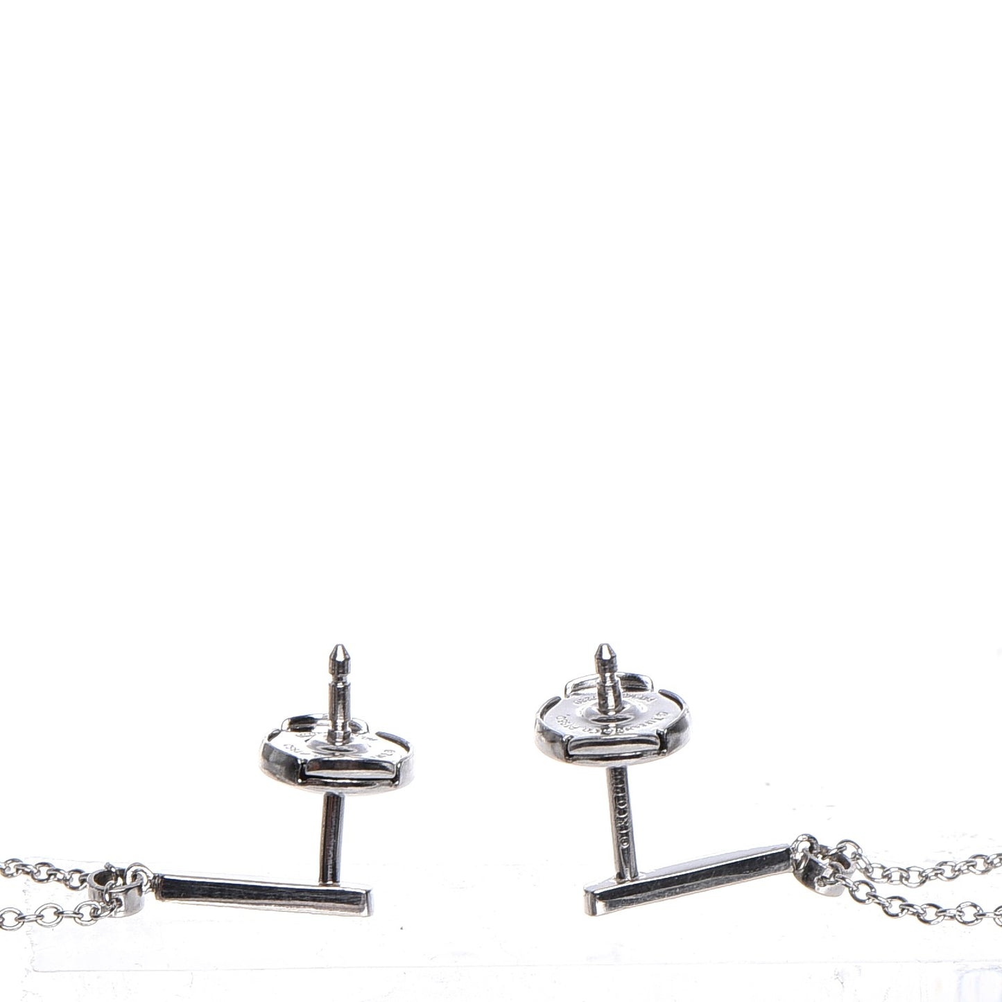Platinum Diamond Voile Drop Earrings