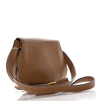 Chloe Calfskin Mini Marcie Round Crossbody Bag Nut 3 of 14