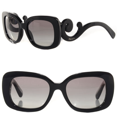Prada Acetate Baroque Sunglasses SPR 27O Black 1 of 6