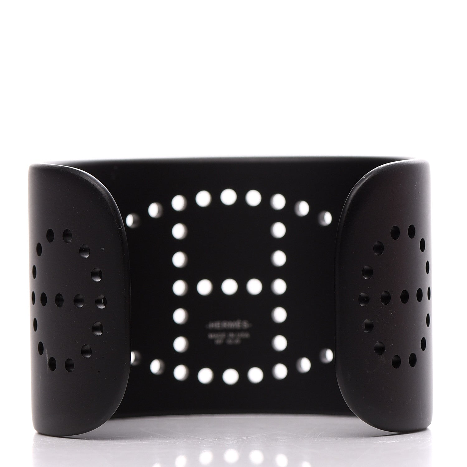Hermes Aluminium Evelyne Sunset Cuff Bracelet T2 Black 3 of 4