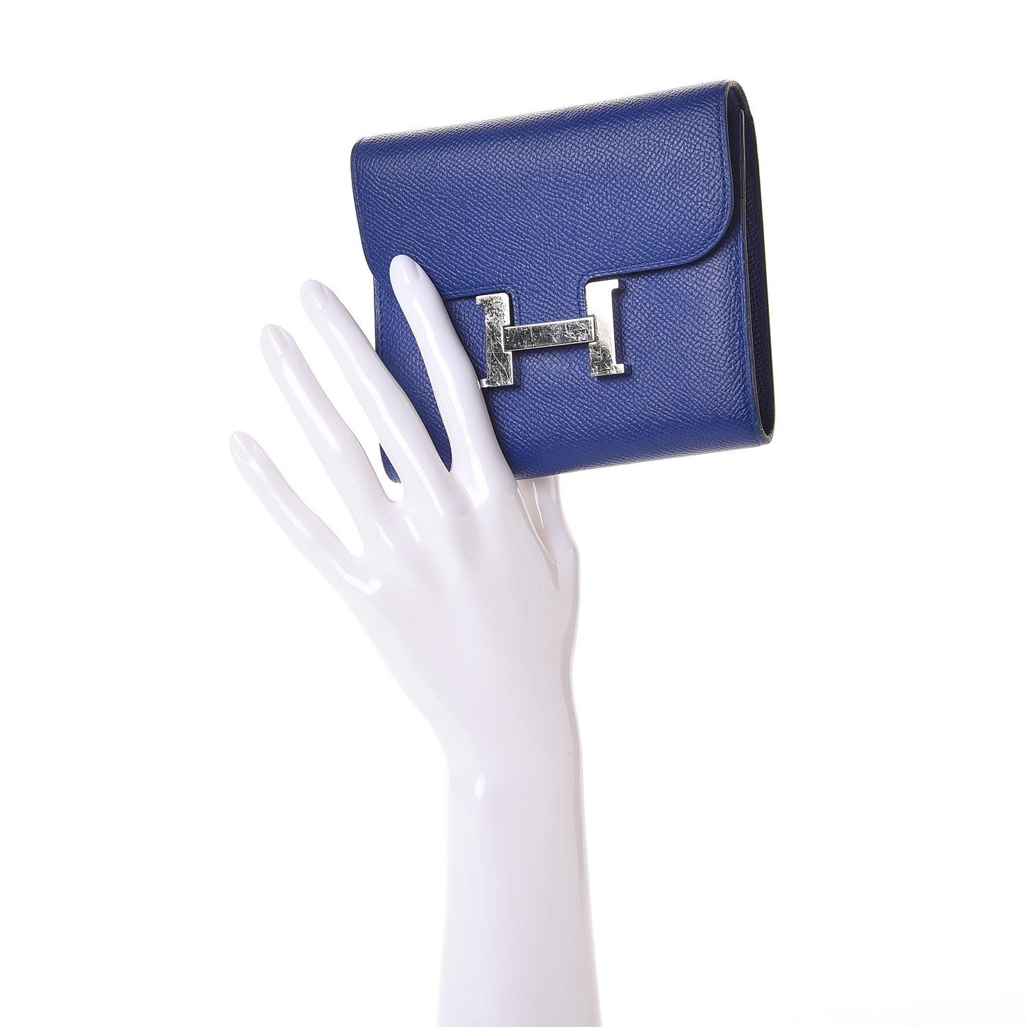 Epsom Constance Short Wallet Bleu Electrique