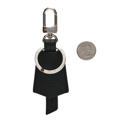 Louis Vuitton Calfskin Clochette Bag Charm Key Holder Black 2 of 4
