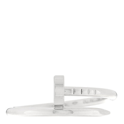Cartier 18K White Gold Small Juste Un Clou Ring 54 7 1 of 5