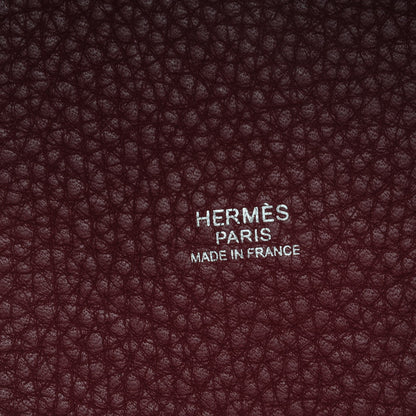 Hermes Taurillon Clemence Picotin Lock 18 PM Rubis 6 of 7