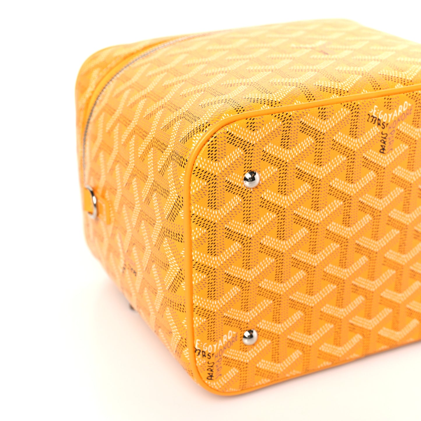 Goyardine Muse Vanity Case Yellow
