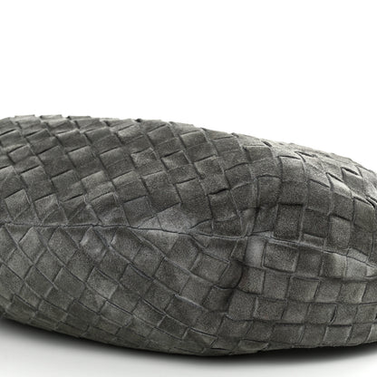 Bottega Veneta Suede Calfskin Intrecciato Teen Jodie Hobo Thunder 11 of 12