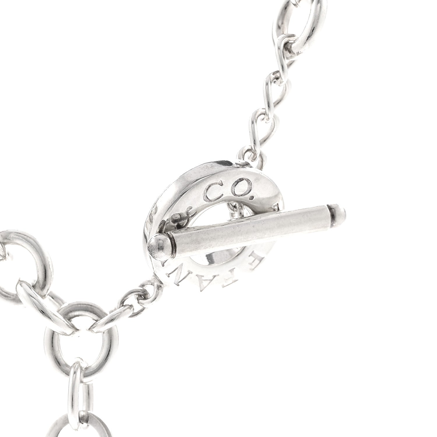 Tiffany Sterling Silver Heart Tag Toggle Necklace 4 of 5