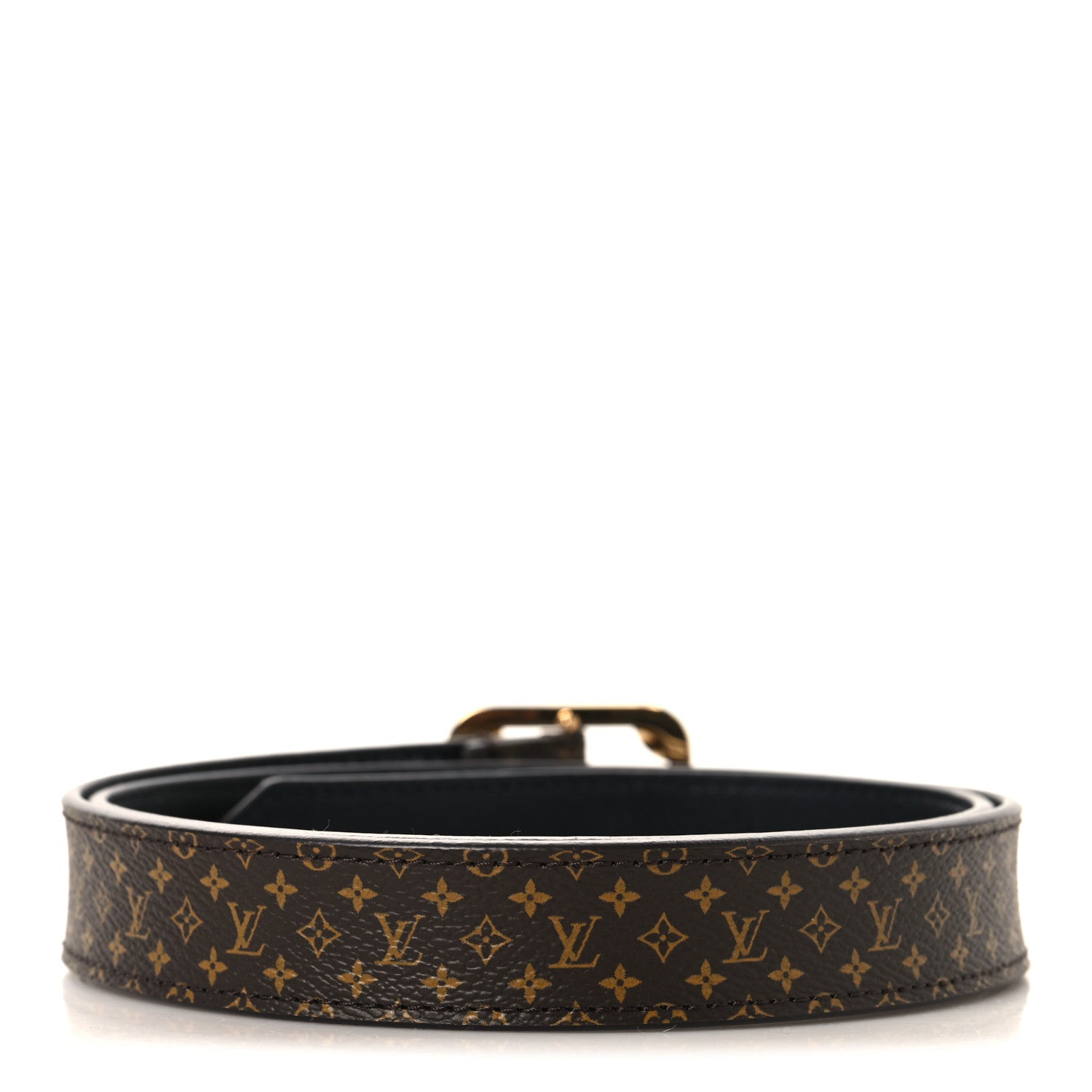 Louis Vuitton Monogram 25mm LV Malletier Belt 80 32 2 of 5