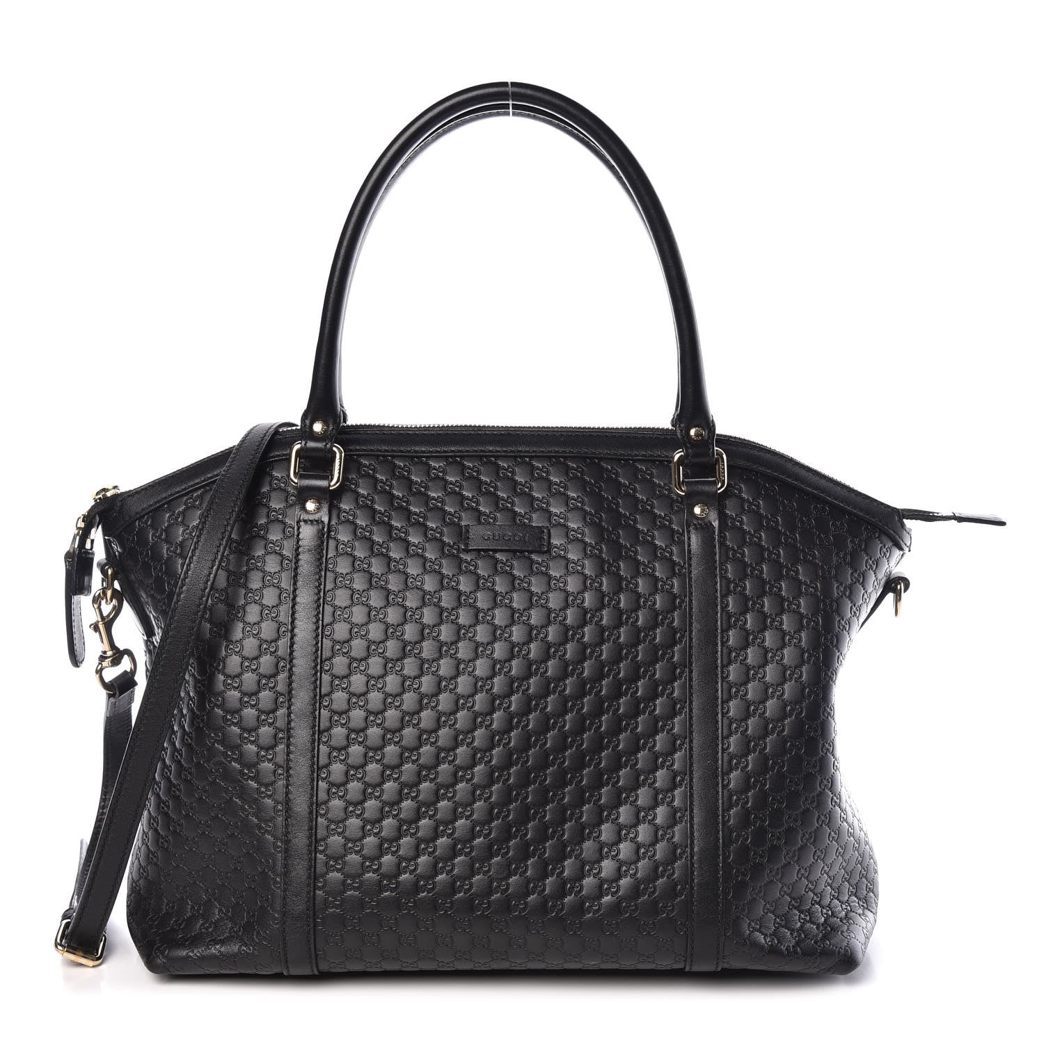 Gucci Soft Microguccissima Dome Satchel Black 1 of 12