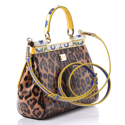 Dolce & Gabbana Dauphine Majolica Printed Small Miss Sicily Satchel Multicolor 3 of 9