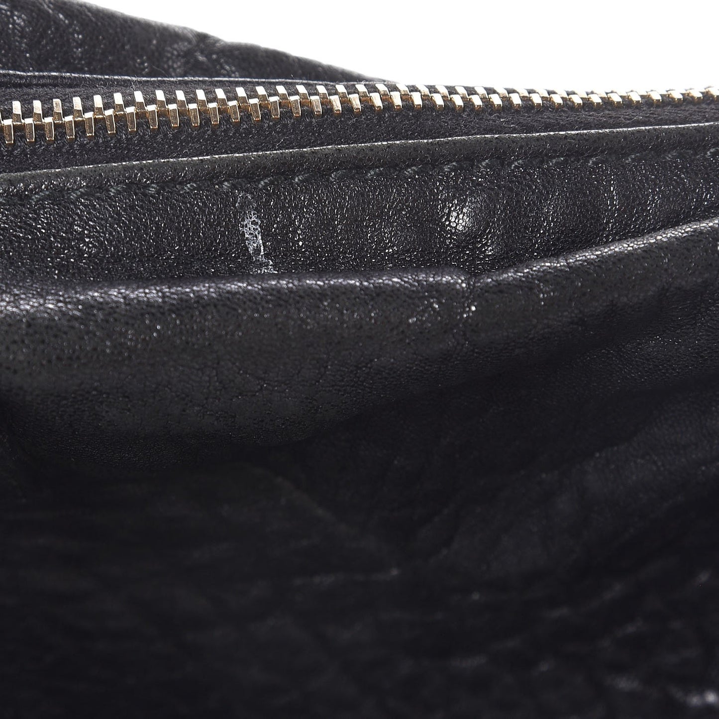 Pebbled Lambskin Medium Easy Sac Black